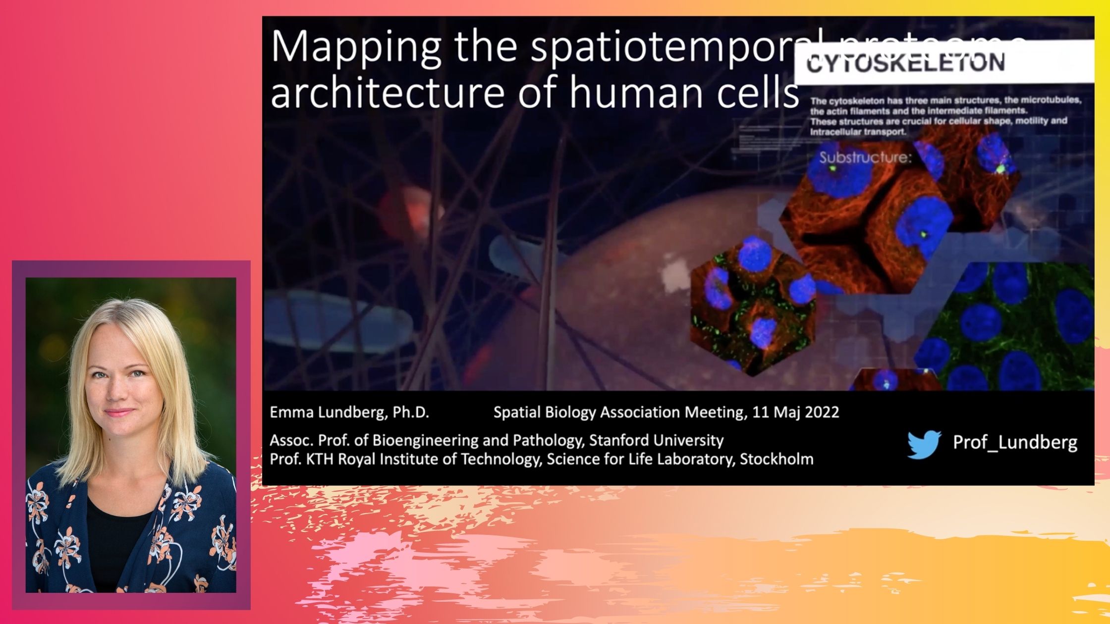 Mapping the Spatiotemporal Proteome Architecture of Human Cells- Dr. Emma Lundberg
